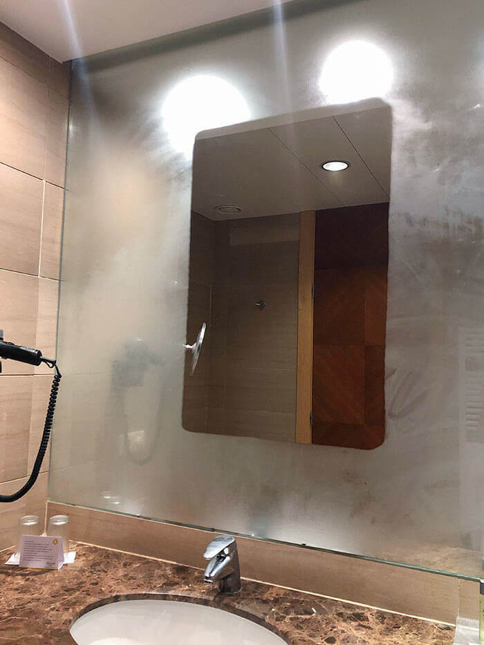 The Best Solution For A Fogged Mirror