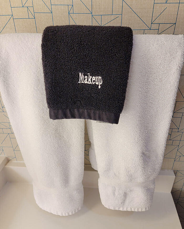 Dark Towel For Removing Makeup