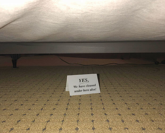 It's Important To Clean Under The Bed