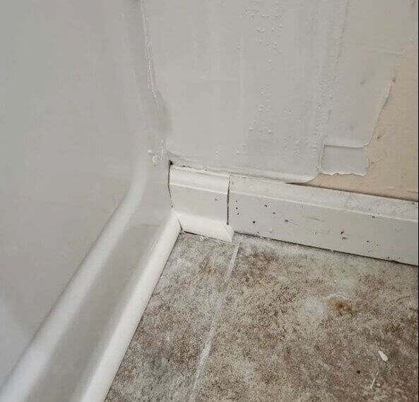 Poor Corner Finishing in Remodeling Projects