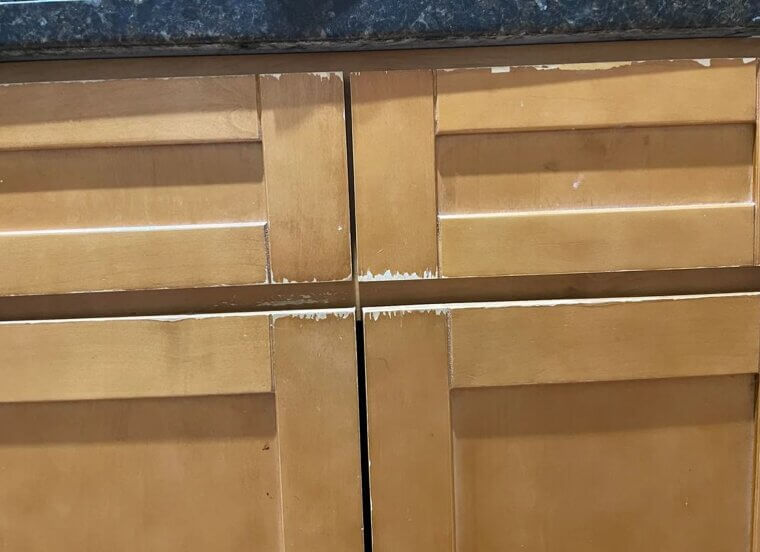 Poor Cabinet Finish Leads to Costly Repairs