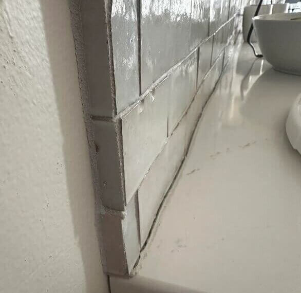 Inadequate Tile Alignment Mistake