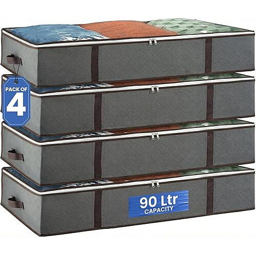 Versatile Underbed Storage Bags that Maximize Hidden Space. 