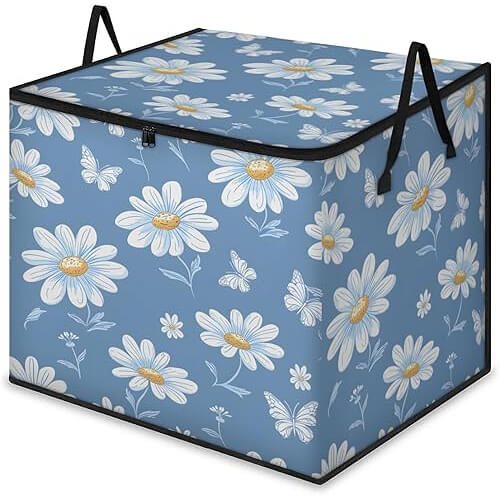 Cheerful Daisy Storage Bag that Organizes with Style. 