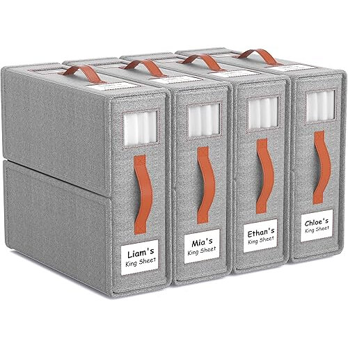 Practical Bed Sheet Organizers that Keep Your Linen Closet Neat. 