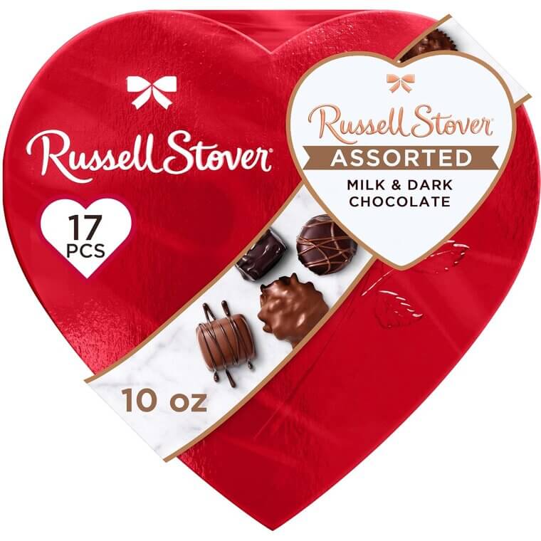 Russell Stover Heart Chocolates - Perfect Gift for Any Occasion - Now 13% Off!