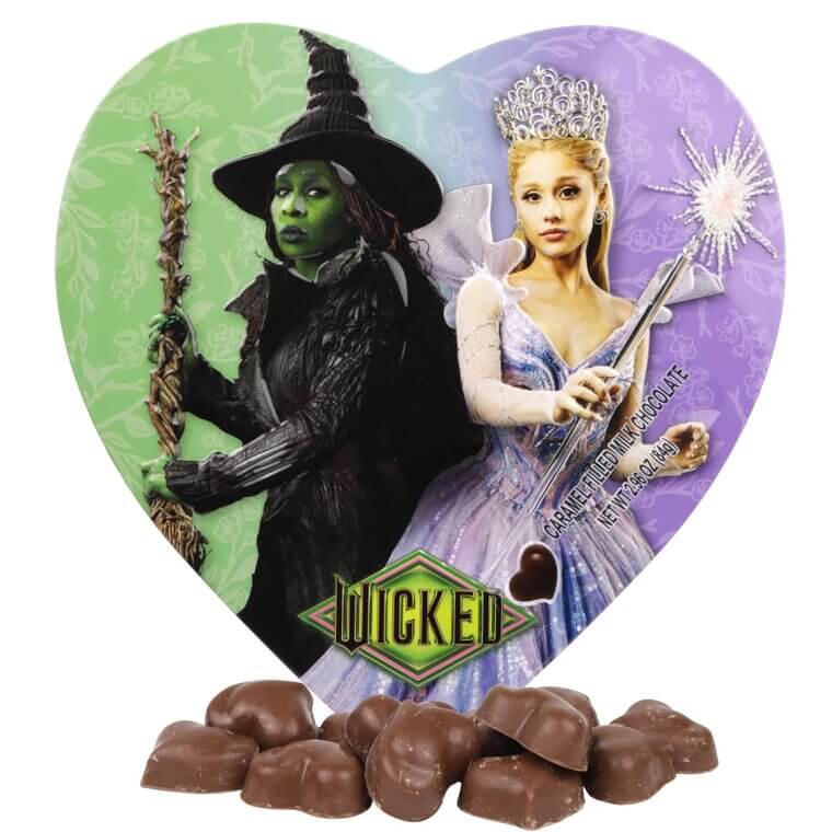 Wicked Heart Chocolates - Delicious Caramel Treats in a Collectible Tin 
