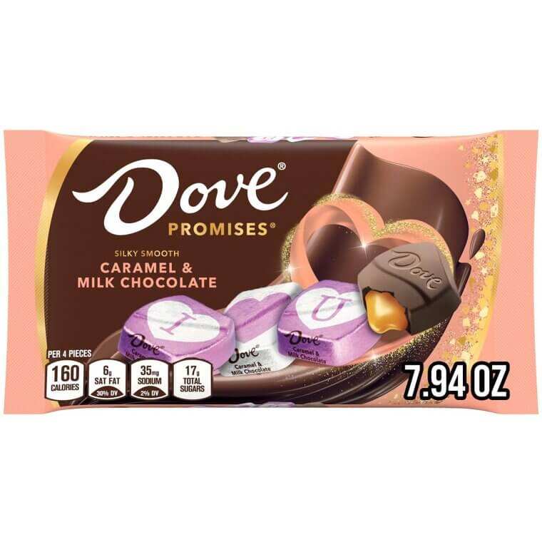 Indulge in DOVE Caramel Chocolates - Perfect Valentine's Treat 