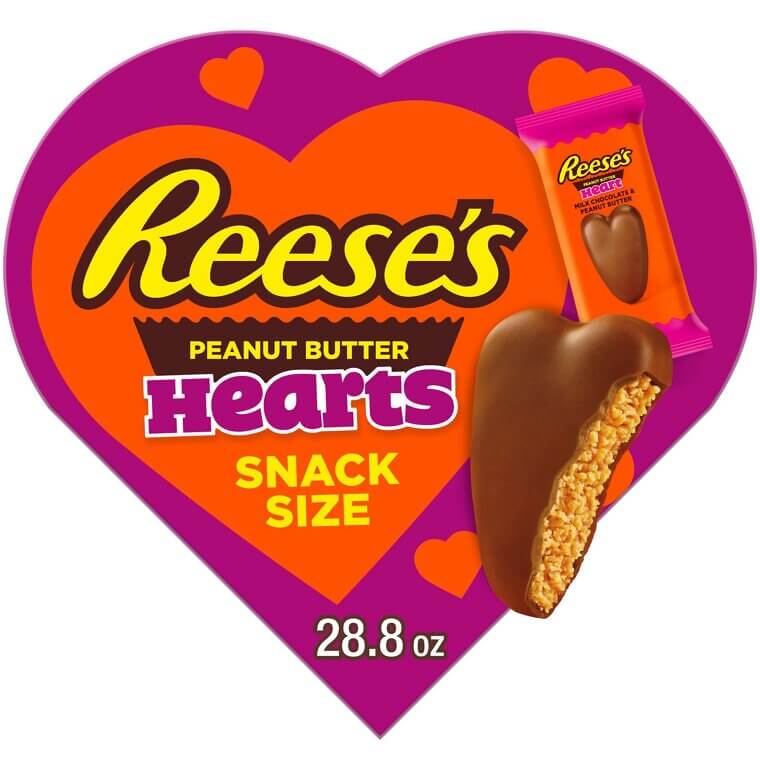 REESE'S Peanut Butter Hearts - Perfect Valentine's Gift Box 