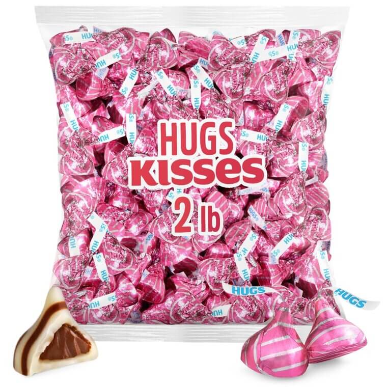 Pink Kisses & Hugs - Perfect Valentine's Candy Pack - Now 9% Off!