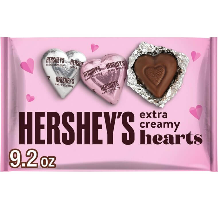 Indulge in HERSHEY'S Chocolate Hearts for Valentine's Delight 