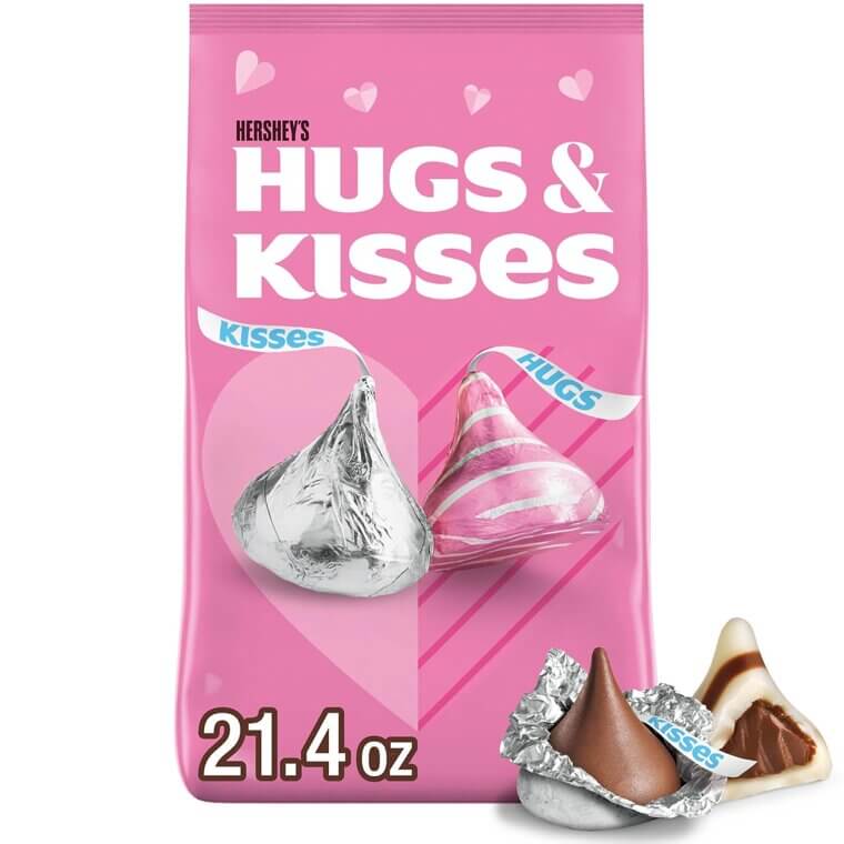 HERSHEY'S HUGS & KISSES - Delightful Valentine's Candy Assortment 