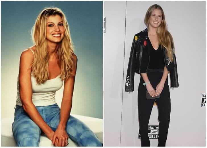 Faith Hill and Maggie McGraw – Late teens