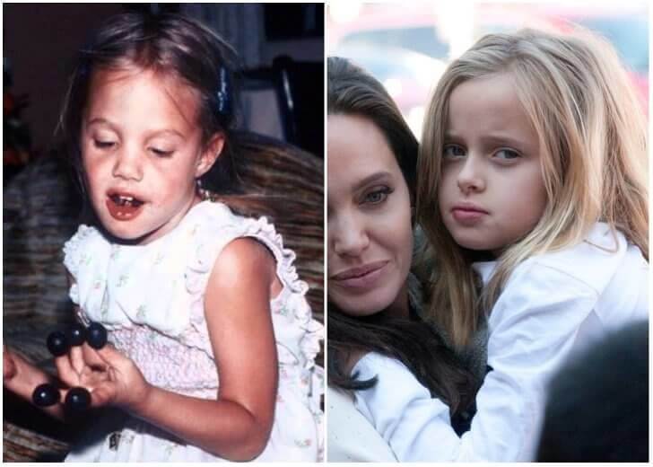 Angelina Jolie and Vivienne Marcheline Jolie-Pitt – Childhood
