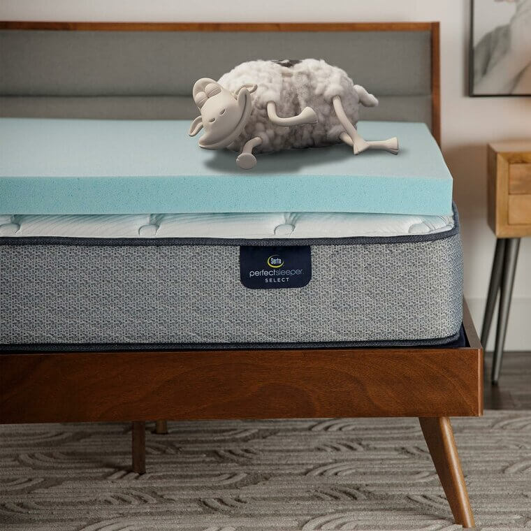 Enhance Sleep With Serta Cooling Mattress Topper - - Now 45% Off!