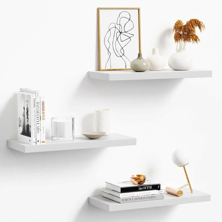 Transform Your Space With Floating Shelves - - Now 5% Off!
