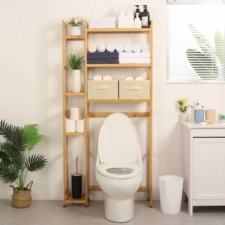 Elevate Your Space With Bamboo Bathroom Organizer -