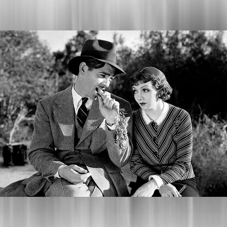 Clark Gable e Claudette Colbert