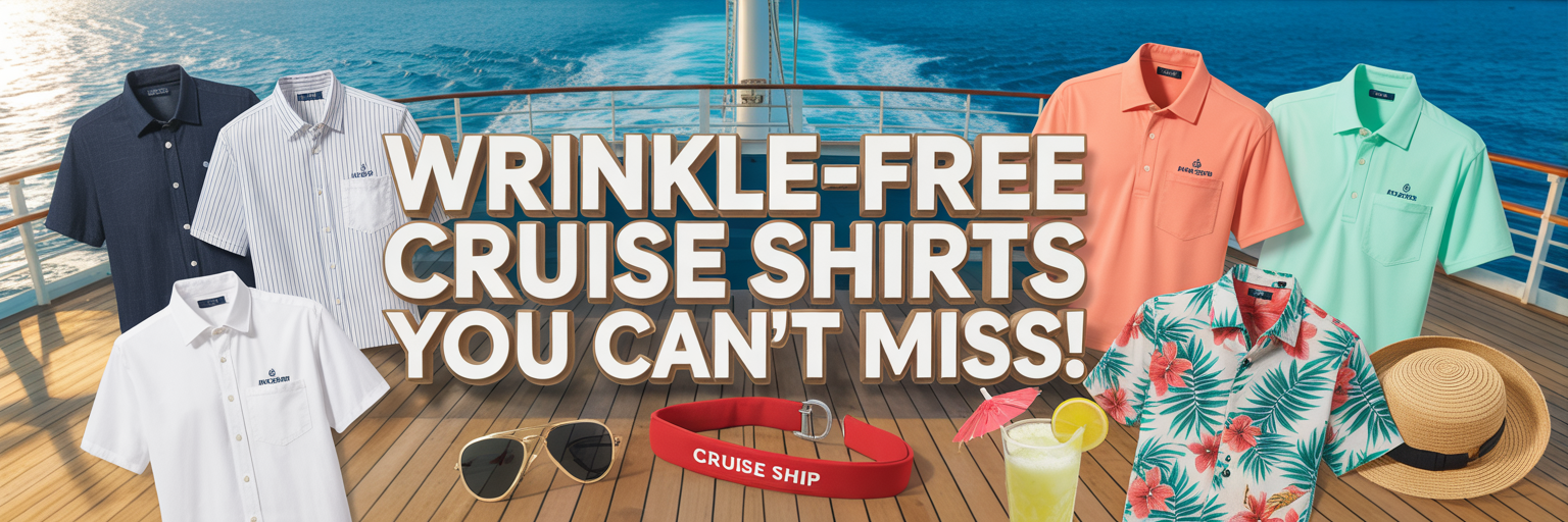 Wrinkle-Free Cruise Shirts You Can't Miss! 🚢