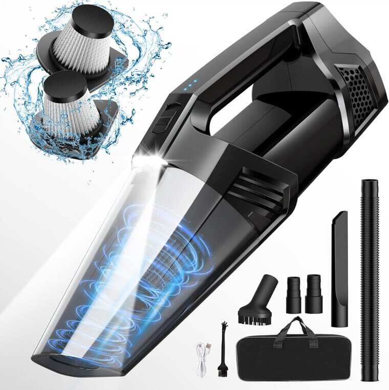 Blestan Handheld Vacuum - Powerful, Portable Cleaning Solution for Home & Car - Now 36% Off!