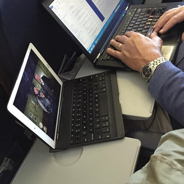 One Tray Table Wasn't Enough