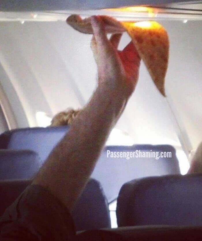 This Man Decided To Heat His Pizza On The Plane