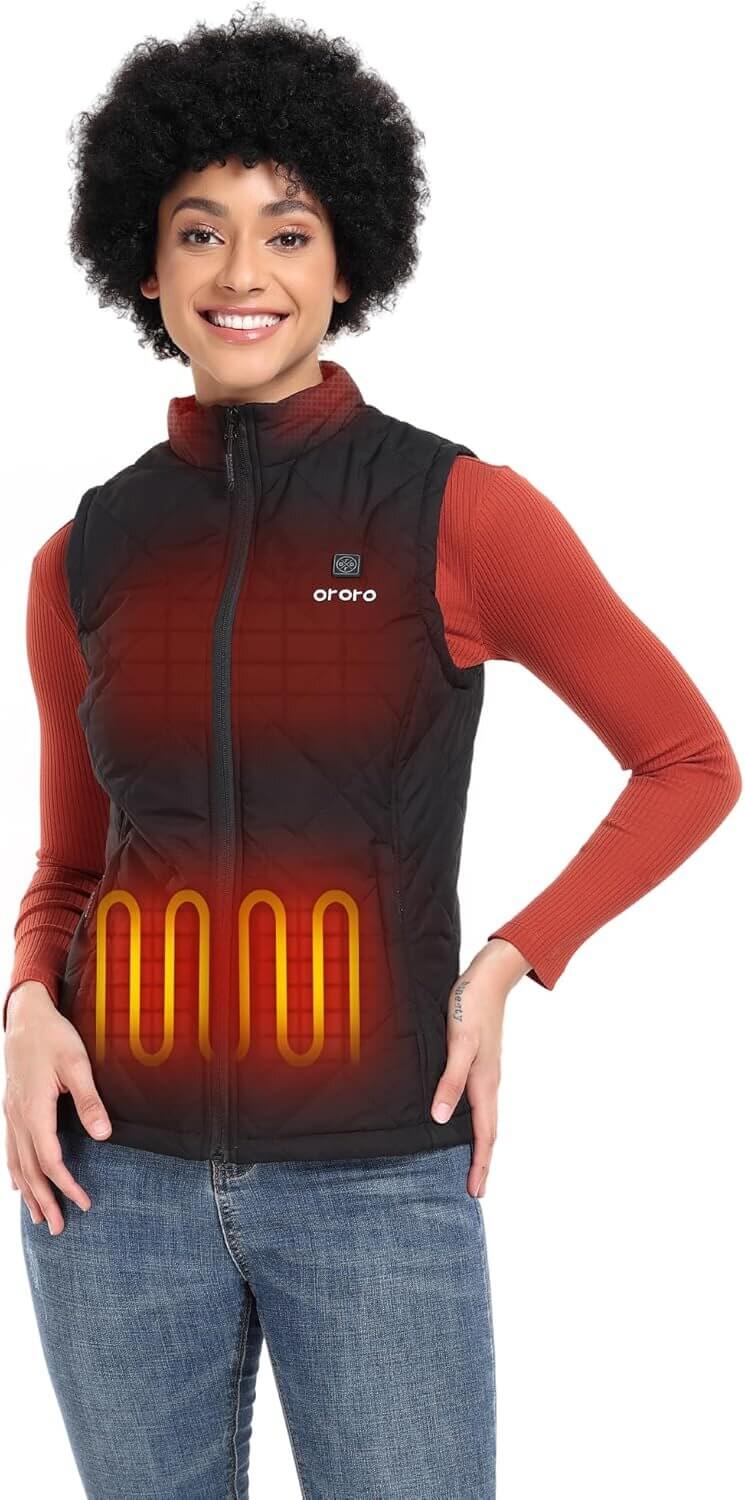 ORORO Heated Vest - Stay Warm and Stylish Outdoors 