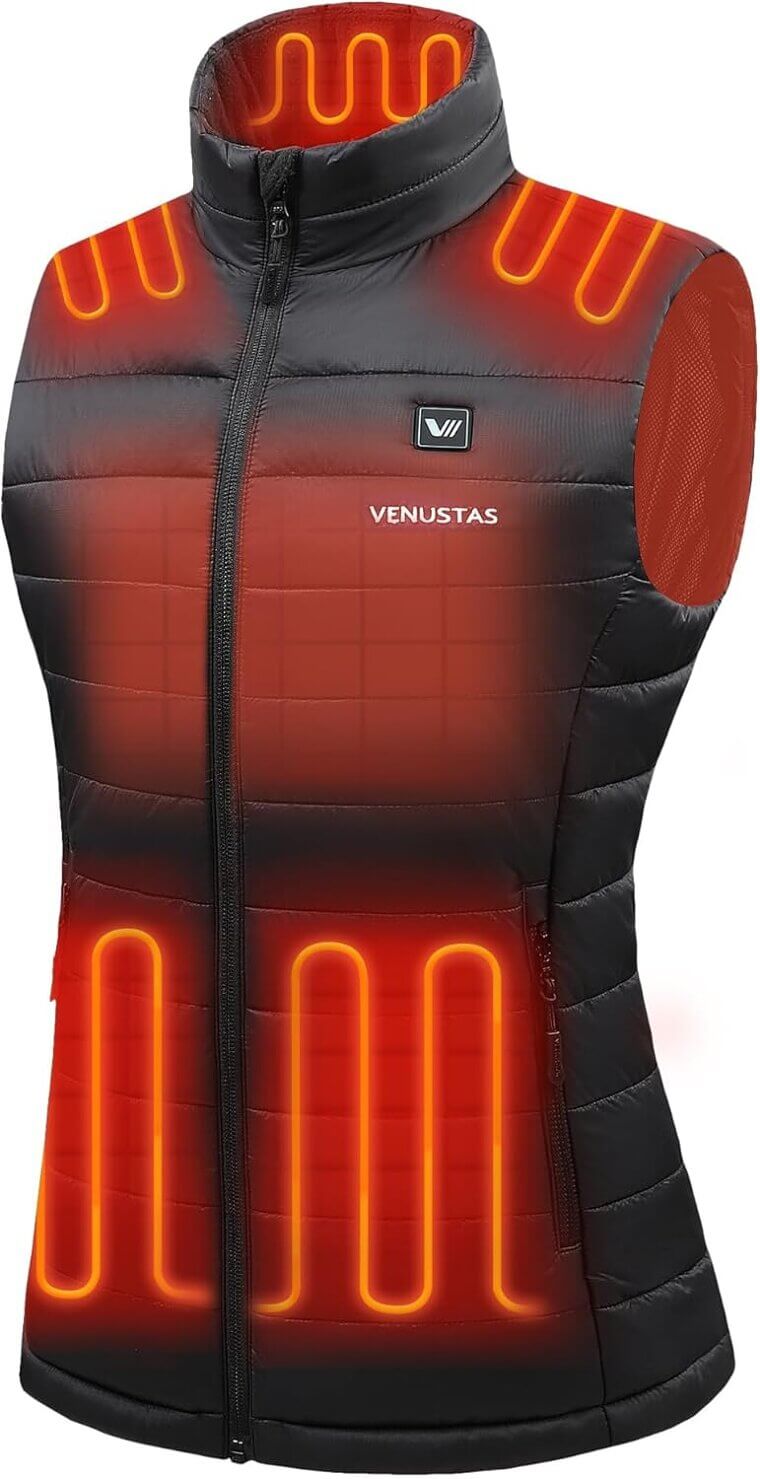 Venustas Heated Vest - Lightweight Warmth for Women - Now 40% Off!