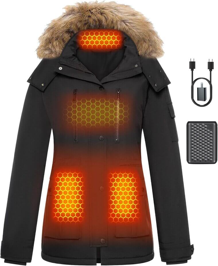 Graphene Heated Jacket: Stay Warm & Stylish with Cutting-Edge Tech! - Now 41% Off!