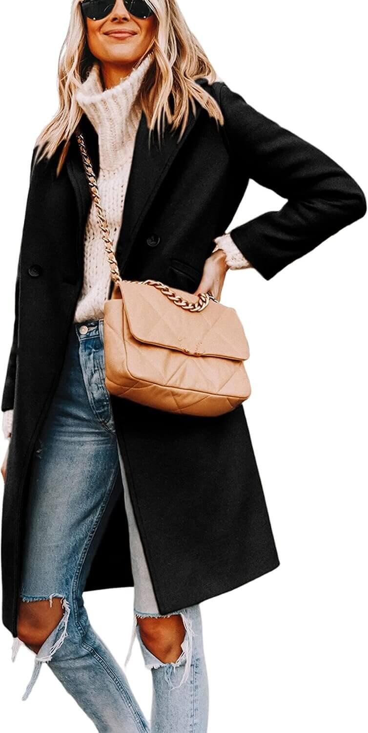 Hooever Wool Peacoat - Stay Stylish and Warm This Winter - Don’t Miss the 20% Discount!