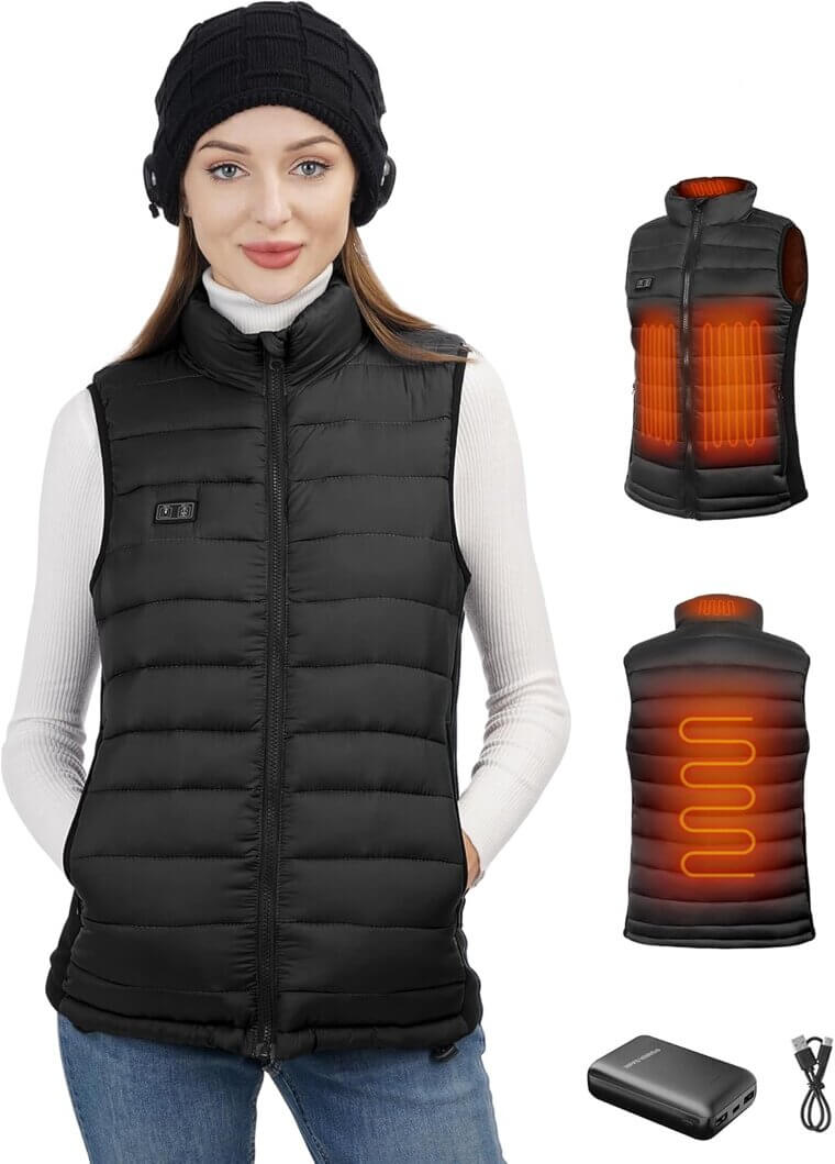Loowoko Heated Vest - Stay Warm and Mobile This Winter! - Don’t Miss the 27% Discount!