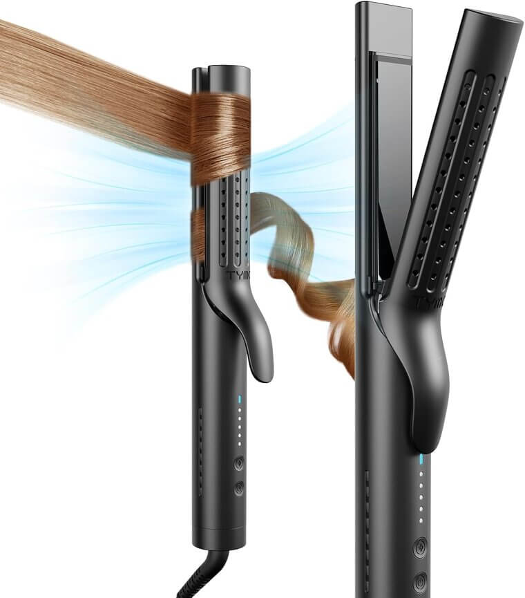 TYMO Airflow Curling Iron - Versatile Styling for All Hair Types - Don’t Miss the 25% Discount!