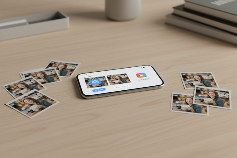 Posting the Same Photo at the Same Time