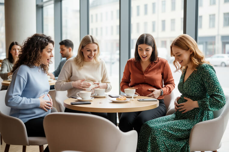 Getting Pregnant the Same Month as Three Different Friends