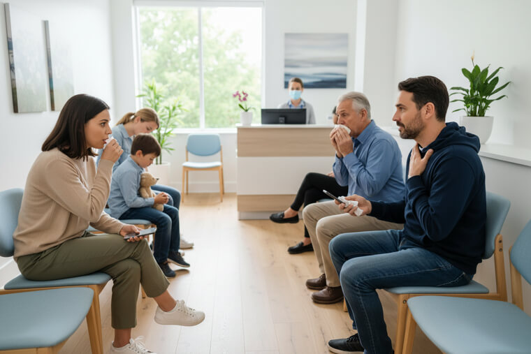 Getting Sick the Same Day as Someone You Haven't Seen in Years