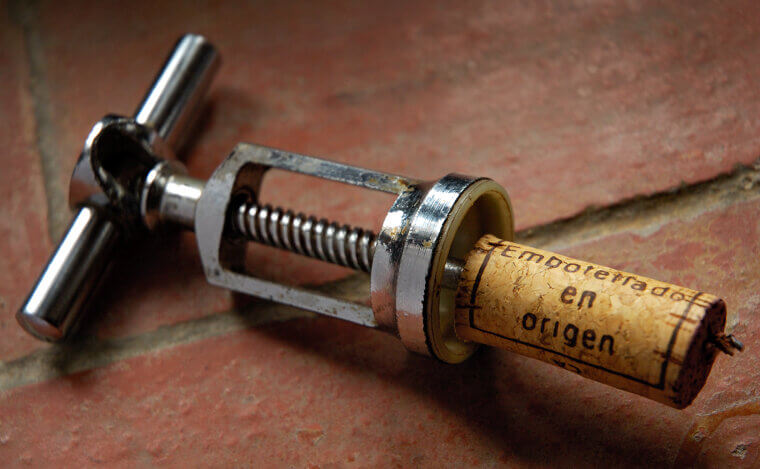 Use an Old Wine Cork to Stabilize a Wobbly Table