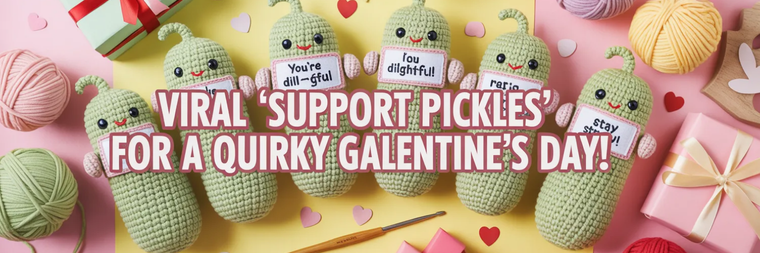 Viral ‘Support Pickles’ for a Quirky Galentine’s Day! 🥒