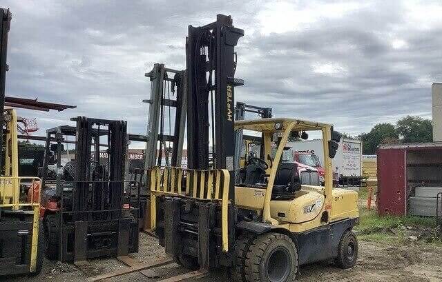 2018 Hyster H100FT 9200 Lb Cushion Tire Forklift – $7,000