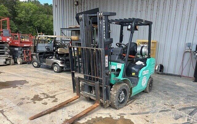 2021 Mitsubishi FG25N 4500 Lb Cushion Tire Forklift – $1,800