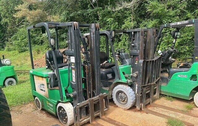 2016 Mitsubishi FBC25N 4450 Lb Electric Forklift – $8,000