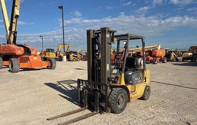 Cat GP25 5000 Lb Pneumatic Tire Forklift – $2,100