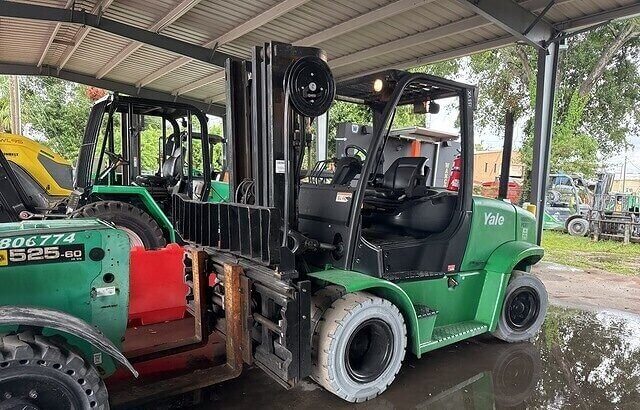 2016 Yale GP155VX 12900 Lb Pneumatic Tire Forklift – $48,000