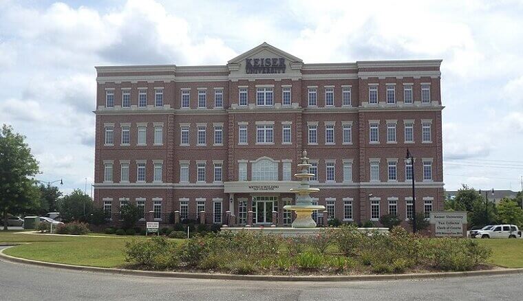 10. Universidade Keiser - Flórida