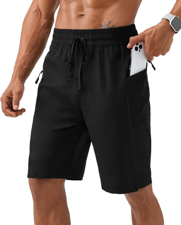 FOGFIRE Swim Trunks - Quick Dry Board Shorts with Zipper Pockets - 51% Off!