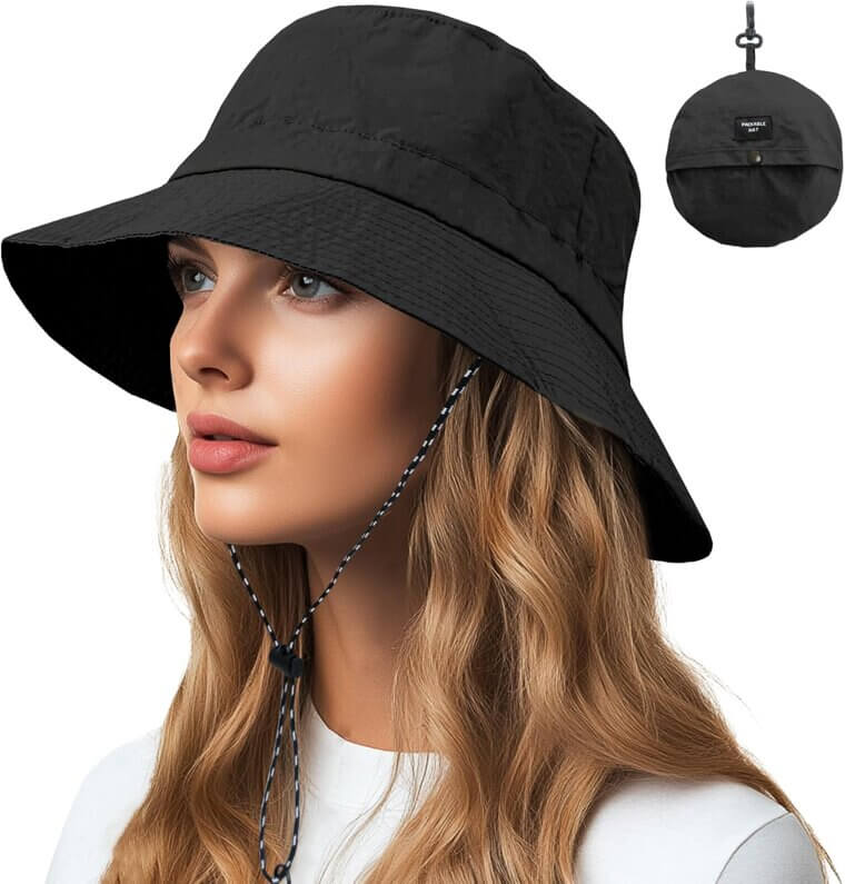 NPQQUAN Quick-Dry Bucket Hat - Stay Dry & Stylish Outdoors - Enjoy 10% Off!