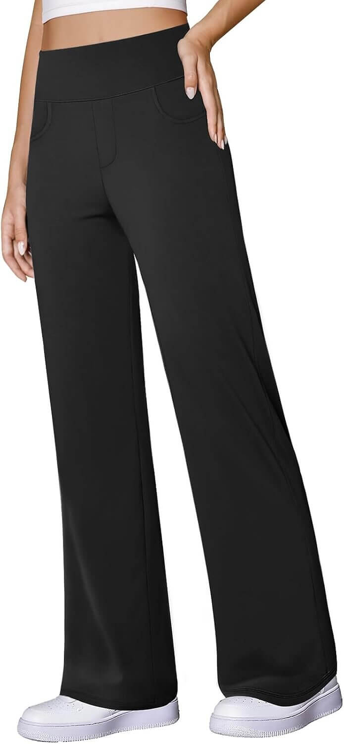 COPYLEAF Yoga Pants - Comfy Wide Leg with Pockets - Now 43% Off!