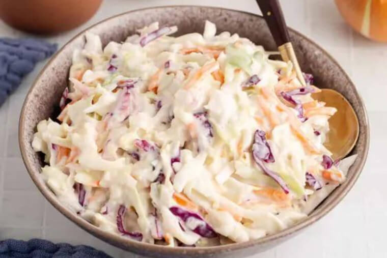 Mayonnaise-Heavy Coleslaw