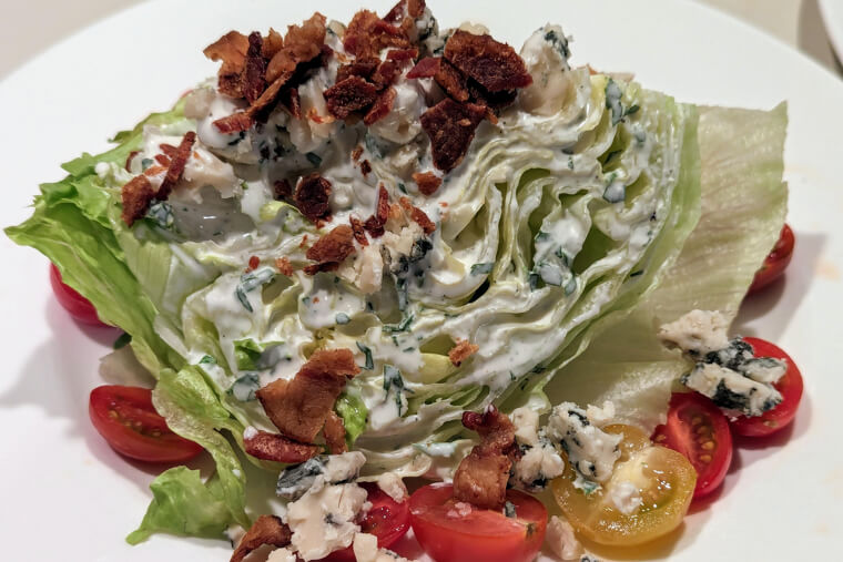 Iceberg Lettuce Salads With Heavy Dressings