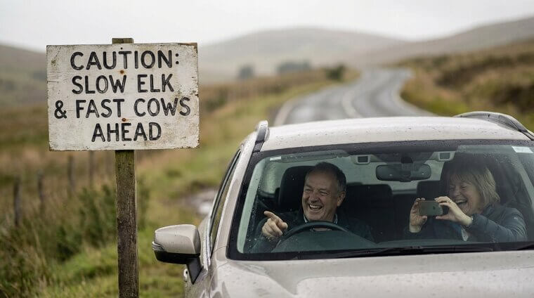 "Duck Crossing - Next 2 Miles"