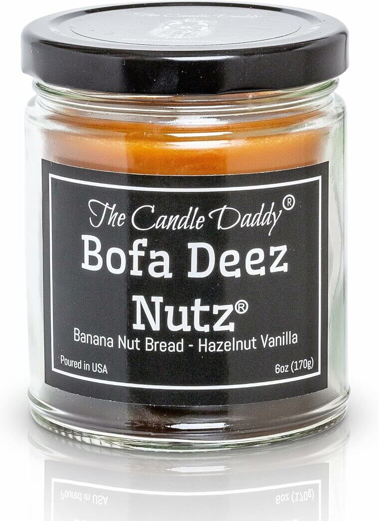 Bofa Deez Nutz Candle - Hilarious Aromatic Delight!